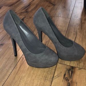 Aldo platform suede heels